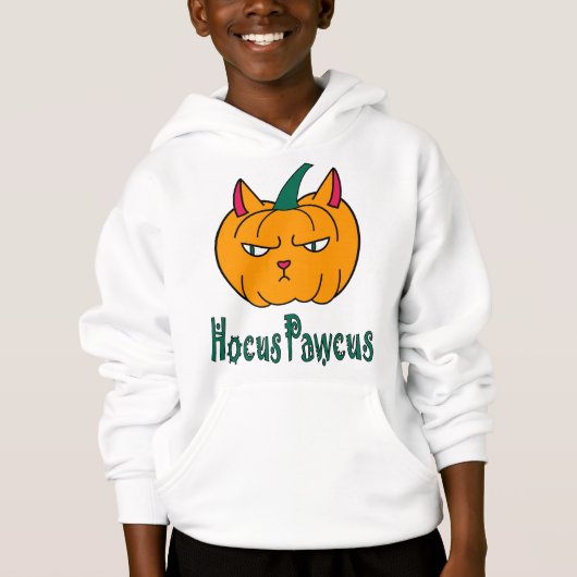 Hocus pawcus Halloween pompoen gember kat magie (Voorkant)