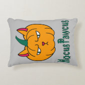 Hocus pawcus Halloween pompoen gember kat magie Accent Kussen (Voorkant)