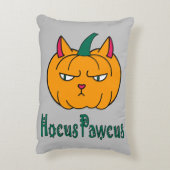 Hocus pawcus Halloween pompoen gember kat magie Accent Kussen (Achterkant (Verticaal))