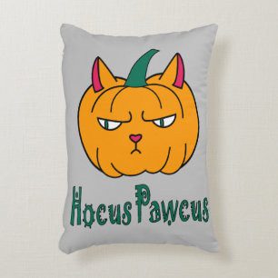 Hocus pawcus Halloween pompoen gember kat magie Accent Kussen