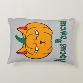 Hocus pawcus Halloween pompoen gember kat magie Accent Kussen (Achterkant)