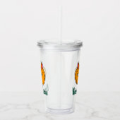 Hocus pawcus Halloween pompoen gember kat magie Acryl Drinkbeker (Rechts)