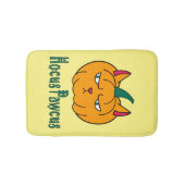 Hocus pawcus Halloween pompoen gember kat magie Badmat (Voorkant)