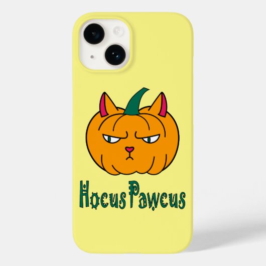 Hocus pawcus Halloween pompoen gember kat magie Case-Mate iPhone Case (Achterkant)