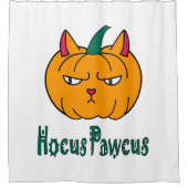 Hocus pawcus Halloween pompoen gember kat magie Douchegordijn (Voorkant)