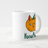 Hocus pawcus Halloween pompoen gember kat magie Grote Koffiekop (Voorkant rechts)