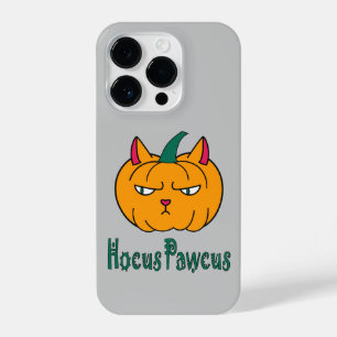 Hocus pawcus Halloween pompoen gember kat magie iPhone 14 Plus Hoesje