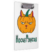 Hocus pawcus Halloween pompoen gember kat magie Klembord (Rechts)