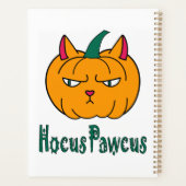 Hocus pawcus Halloween pompoen gember kat magie Planner (Achterkant)