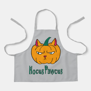 Hocus pawcus Halloween pompoen gember kat magie Schort