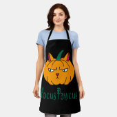 Hocus pawcus Halloween pompoen gember kat magie Schort (Gedragen)
