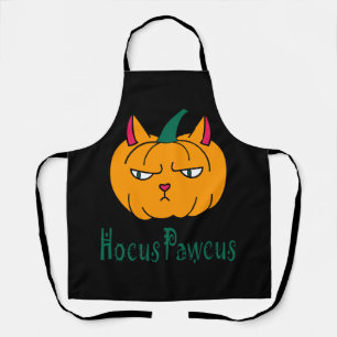 Hocus pawcus Halloween pompoen gember kat magie Schort