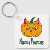 Hocus pawcus Halloween pompoen gember kat magie Sleutelhanger (Voorkant)