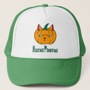 Hocus pawcus Halloween pompoen gember kat magie Trucker Pet
