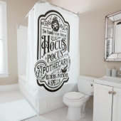 Hocus Pocus Apothecary Douchegordijn (In situ)