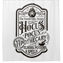 Hocus Pocus Apothecary Douchegordijn