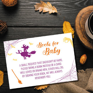 Hocus Pocus Baby Shower Boeken voor Baby Kaart