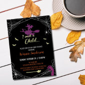 Hocus Pocus Baby shower Uitnodiging