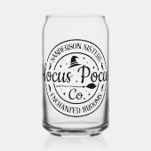 Hocus Pocus Betoverde Bezememfles Glas (Voorkant)