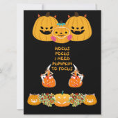 Hocus Pocus Bewitching Halloween Pumpkins Spooky Kaart (Voorkant)