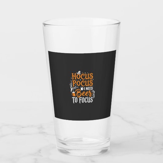Hocus Pocus Bier Halloween Design_1 Glas (Voorkant)