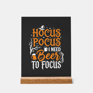 Hocus Pocus Bier Halloween Ontwerp_1 Acryl Bord