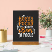 Hocus Pocus Bier Halloween Ontwerp_1 Acryl Bord (Huwelijk)