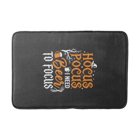 Hocus Pocus Bier Halloween Ontwerp_1 Badmat (Voorkant)