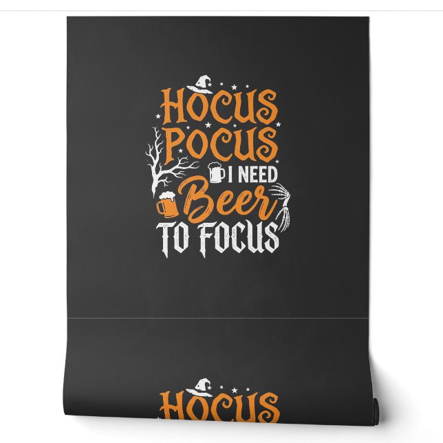 Hocus Pocus Bier Halloween Ontwerp_1 Behang (Afrollen)