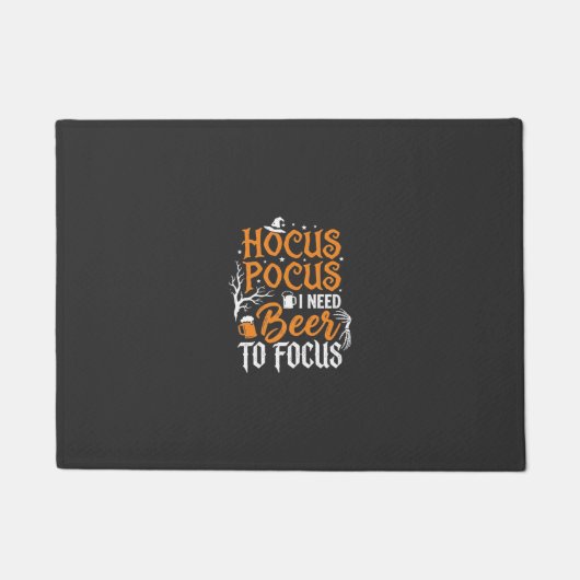 Hocus Pocus Bier Halloween Ontwerp_1 Deurmat (Voorkant)