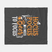 Hocus Pocus Bier Halloween Ontwerp_1 Fleece Deken (Voorkant (Horizontaal))