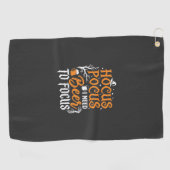 Hocus Pocus Bier Halloween Ontwerp_1 Golfhanddoek (Horizontaal)