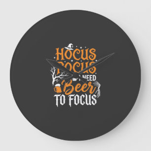 Hocus Pocus Bier Halloween Ontwerp_1 Grote Klok