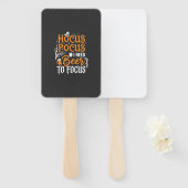 Hocus Pocus Bier Halloween Ontwerp_1 Handwaaier (Voorkant en achterkant)