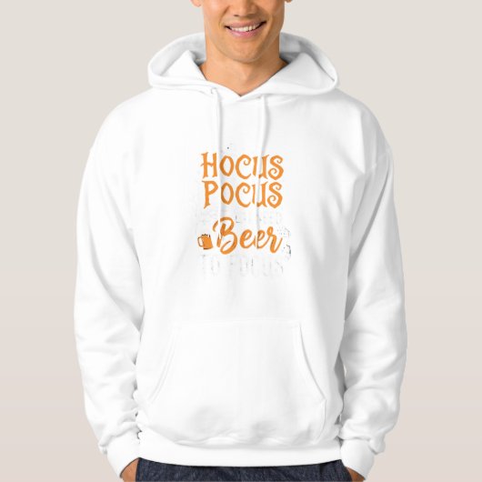Hocus Pocus Bier Halloween Ontwerp_1 Hoodie (Voorkant)