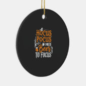 Hocus Pocus Bier Halloween Ontwerp_1 Keramisch Ornament (Rechts)