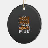 Hocus Pocus Bier Halloween Ontwerp_1 Keramisch Ornament (Links)