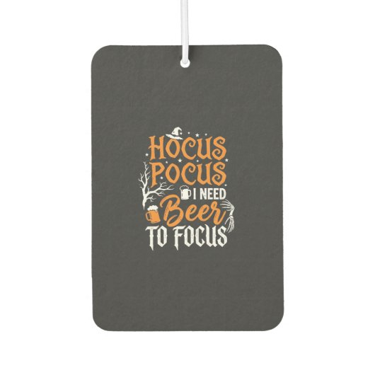 Hocus Pocus Bier Halloween Ontwerp_1 Luchtverfrisser (Voorkant)