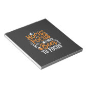 Hocus Pocus Bier Halloween Ontwerp_1 Notitieblok (Schuin)