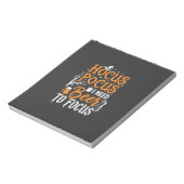 Hocus Pocus Bier Halloween Ontwerp_1 Notitieblok (Linkerzijde)