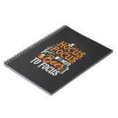 Hocus Pocus Bier Halloween Ontwerp_1 Notitieboek (Linkerzijde)