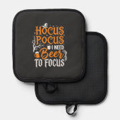 Hocus Pocus Bier Halloween Ontwerp_1 Pannenlap (Voorkant / Achterkant)