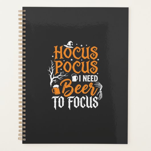 Hocus Pocus Bier Halloween Ontwerp_1 Planner (Voorkant)