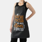 Hocus Pocus Bier Halloween Ontwerp_1 Schort (Insitu)
