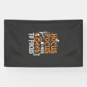 Hocus Pocus Bier Halloween Ontwerp_1 Spandoek (Horizontaal)