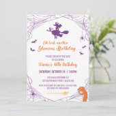 Hocus Pocus Birthday Uitnodiging (Staand voorkant)