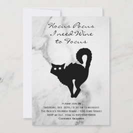 Hocus Pocus Black Cat Halloween Costume Party Kaart