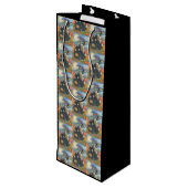 HOCUS POCUS BLACK CAT HALLOWEEN GIFT BAG - WIJN WIJN CADEAUTAS (Achterkant Gekanteld)