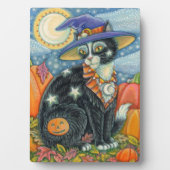 HOCUS POCUS BLACK CAT WITCH & MOUSE HALLOEEN FOTOPLAAT (voorkant)