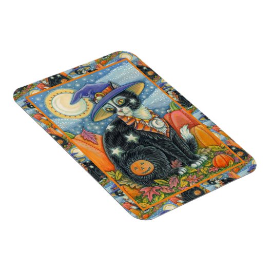 HOCUS POCUS BLACK CAT WITCH & MOUSE HALLOEEN MAGNEET (Rechterzijde)